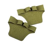 Sweeaau Gants antidérapants pour haltérophilie - Protection de la paume - Quatre doigts - Pour exercices de fitness - Haltères - Poignée d'haltérophilie