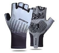 Sweeaau Gants de cyclisme antidérapants unisexes respirants rembourrés pour course à pied, moto, vélo de route, VTT