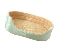 Sweeaau Lit chaud et câlin pour animal domestique et voyage, design semi-fermé, antidérapant, lavable en machine pour chiens de grande race