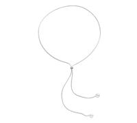 Sweeaau Long collier tendance avec pendentif en perles - Accessoire pour un look féminin gracieux - Imitation bijoux, taille unique, Comme décrit, Comme décrit.