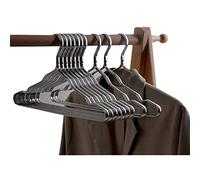 Sweeaau Lot de 10 cintres en alliage d'aluminium pour vêtements résistants et non déformés pour chemises et pantalons