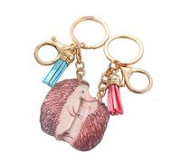 Sweeaau Lot de 2 porte-clés en forme de hérisson pour couple de voiture - Joli pendentif pour sac à main - Accessoires de sac à main - Porte-clés de voiture pour petit ami, parent-enfant