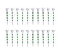 Sweeaau Lot de 20 tees de golf en plastique à faible résistance 70 mm 83 mm pour frapper de longues distances pour l'entraînement du conducteur