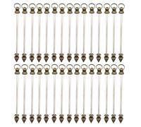 Sweeaau Lot de 30 breloques en métal avec épingles à œillet - Pendentifs en métal - Polyvalents - Accessoires de perles pour créateurs de bijoux, pièces de bijoux artistiques, taille unique, Comme