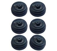 Sweeaau Lot de 6 membranes de rechange en caoutchouc et silicone pour pompes à oxygène pour aquariums