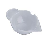 Sweeaau Mélangeur en silicone pour résine époxy, tasse verseur, tasses à mélanger, grattoir, cuillère pour moules époxy, outil de versement fait à la main, taille unique, Comme décrit, Comme décrit.