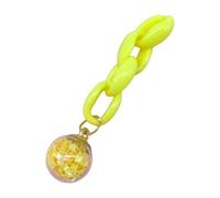 Sweeaau Pendentif boule de verre en résine - Accessoires de fabrication de bijoux pour décorer un journal et un carnet, un porte-clés