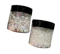 Sweeaau Perles à bulles en résine UV transparentes colorées en forme de gouttelettes d'eau sans trou, fournitures de résine, remplissage de bijoux