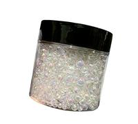 Sweeaau Perles à bulles en résine UV transparentes colorées en forme de gouttelettes d'eau sans trou, fournitures de résine, remplissage de bijoux