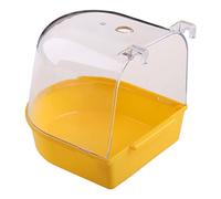 Sweeaau Petite baignoire pour perroquet - Baignoire pour cage - Accessoires faciles à utiliser