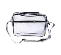 Sweeaau Sac d'ingénieur avec sangle réglable transparent pour salle blanche - Sac à bandoulière simple pour femme et homme - En PVC transparent