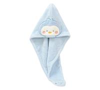 Sweeaau Serviette à cheveux à séchage rapide en polaire douce pour femme - Longue serviette anti-frisottis - Serviette en polaire corail