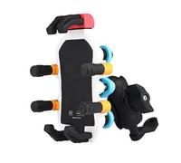 Sweeaau Support de téléphone pour moto, design anti-secousses, utilisation à une main, support de téléphone de moto, support d'installation simple pour pince de guidon mobile