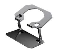 Sweeaau Support en métal pour ordinateur portable avec double bras pour refroidissement de bureau pour jeux et bureau à domicile