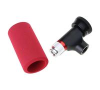 Sweeaau Tête de gonflage CO2 pour vélo de route - Vannes de gonflage de rechange - Accessoires rapides - Pompes à air avec manomètre