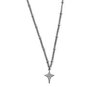 Sweeaau Y2k Collier ras du cou avec pendentif étoile à quatre branches en alliage