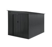 sweeek - Abri de Jardin Acier 5.5m² avec kit d'ancrage Anthracite L 212.5 x l 258 x H 195cm - Lome