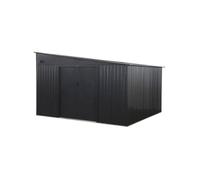 swe bri de jardin adossable acier galvanisé 11 01 m² avec kit d'ancrage SANTERRE