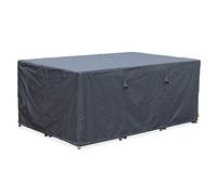 sweeek Alice's Garden - Housse de Protection 172x112cm Gris foncé - Bâche rectangulaire en Polyester Enduit PA pour Tables de Jardin Firenze 6. Vasto 10. Vabo 10 et Cubo 10