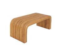 sweeek - Banc bout de lit éxotique rotin naturel BAYA