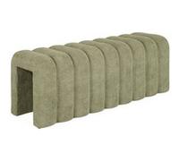 sweeek - Banc. Bout de lit Vert Contemporain en Tissu
