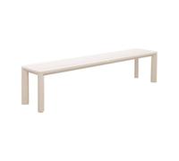 sweeek - Banc de Jardin Beige Madison Aluminium. 4 Places. 200 x 40 x 45 cm
