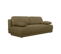 swe anquette Convertible 3 Places Tissu Chenille avec Coffre de Rangement Kaki - Nelson