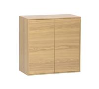 sweeek - Buffet. Module de Rangement chêne décor Bois 2 Portes L 70 x P 35 x H 70 cm - Kompo