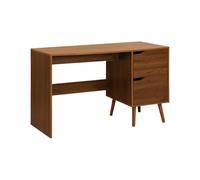sweeek - Bureau à 2 tiroirs Effet Bois de Noyer