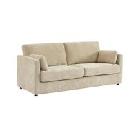 sweeek - Canapé 2 Places déhoussable Tissu Beige L 198 x P 88 x H 85cm - Neo
