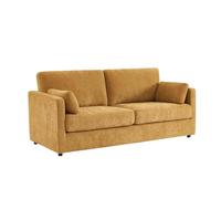 sweeek - Canapé 2 Places déhoussable Tissu Ocre L 198 x P 88 x H 85cm - Neo