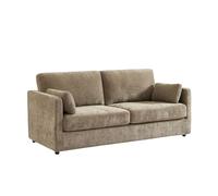 sweeek - Canapé 2 Places déhoussable Tissu Taupe L 198 x P 88 x H 85cm - Neo