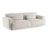 Canapé 3 places. tissu velours côtelé. 2 coussins déhoussables. Wallas L 230 x P 98 x H 73cm