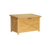 sweeek - Coffre de rangement en bois 80 cm. naturel. L80 x P48 x H50cm. capacité 100L