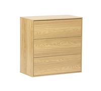 sweeek - Commode. Module de Rangement décor Bois chêne 3 tiroirs - Kompo