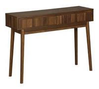 sweeek Console décor bois de noyer 2 tiroirs - Linear Bois