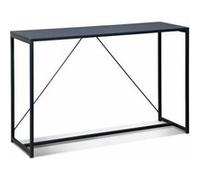 sweeek Console en métal noir 120 x 39 x 79cm - Industrielle - 1 barre de renfort Noir