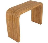 sweeek - Console en rotin Naturel. 110cm. Bords arrondis. L 110 x P 35 x H 75cm