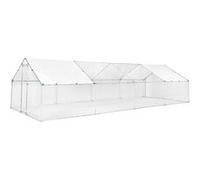Enclos pour poulailler 6m² en acier galvanisé. toit imperméable et anti UV. porte avec loquet. 3x2m 24 m²