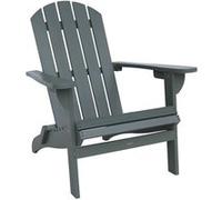 sweeek - Fauteuil Adirondack Kaki en Bois d'acacia avec accoudoirs KERINA. Plusieurs Coloris. 90 x 71 x 91.5 cm