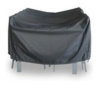 sweeek | Housse de protection 235x135cm gris foncé - Bâche rectangulaire en polyester enduit PA pour tables de jardin Odenton / Washington Gris G