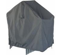 sweeek | Housse de protection gris foncé - Bâche en polyester enduit PA pour lot de 8 chaises / fauteuils Gris G