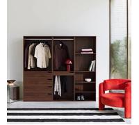 sweeek - Kit dressing modulable décor bois 3 éléments NEPAL