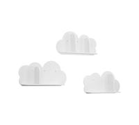 sweeek - Lot de 3 étagères murales Blanches Nuage pour Chambre Enfant