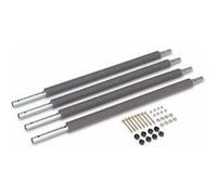 Montant inférieur filet de sécurité trampoline ?180 à ?250cm (lot de 4) lot de 4 montants inférieurs pour filet de sécurité gris TU