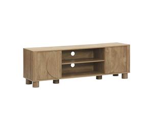 sweeek - Meuble TV Exotique décor Bois de manguier 2 Portes 155cm Pondi