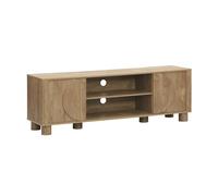 sweeek - Meuble TV Exotique Effet Bois de manguier 2 Portes 155cm Pondi
