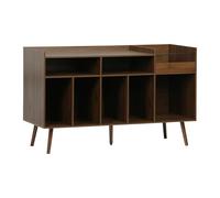 sweeek - Meuble Vinyle Vintage Effet Bois. Népal. L 130 x P 50 x H 80 cm