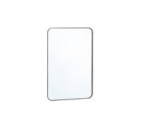 sweeek - Miroir rectangulaire Acier Noir 60 x 90 x 1.8 cm - Harold