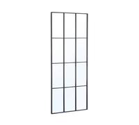 sweeek - Miroir rectangulaire Industriel Acier Noir - 60 x 140 x 2.5 cm - Terry